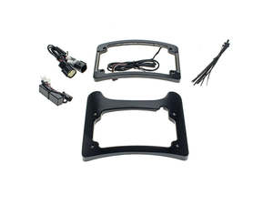Lighting: Turn Signal Eliminator Kit - Black with Red LED's for Brake Lights. Fits Most Touring 2014-2024 - Custom Dynamics
