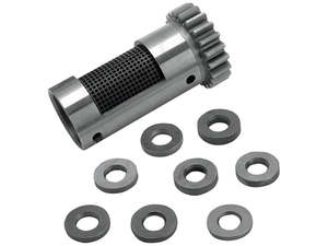 Standard Steel Rotary Breather Gear Kit with Shims. Fits Big Twin 1948-Early 1977. - S&S