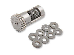 +.030in. Steel Rotary Breather Gear Kit with Shims. Fits Big Twin Late 1977-1999. - S&S