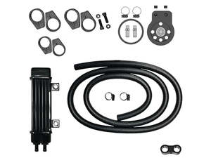 6-Row Vertical Slimline Oil Cooler Kit. Fits Softail 2018up - Jagg Oil Coolers