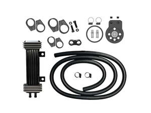 6-Row Vertical Deluxe Oil Cooler Kit. Fits Softail 2018up - Jagg Oil Coolers