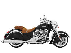 Indian Touring Bagger Exhaust Headers: True Dual Headers - Chrome. Fits Indian Tourer 2014up. - Freedom Performance Exhaust