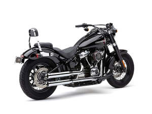 3in. Neighbour Hater Slip-On Mufflers - Chrome. Fits Softail Slim, Street Bob, S&hellip;