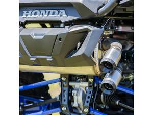 Power Tune XTO UTV Exhaust - Stainless Steel with Race Muffler. Fits Honda Talon&hellip;