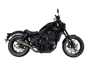 Comp-S Slip-On Muffler - Stainless with Carbon Fiber End Cap. Fits Honda CMX / R&hellip;