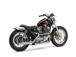 3in. Neighbor Hater Slip-On Mufflers - Chrome. Fits Sportster 1986-2003. - Cobra Exhaust