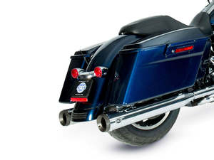 4in. Grand National Slip-On Mufflers - Chrome with Black End Caps. Fits Touring &hellip;