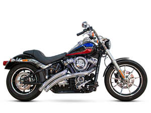 Radical Radius Exhaust - Chrome with Chrome End Caps. Fits Softail 2018up. - Fre&hellip;