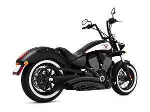 Sharp Curve Radius Exhaust - Black. Fits Victory Vegas, King Pin, Boardwalk, Hig&hellip;
