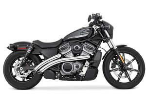 Radical Radius Exhaust - Chrome with Black End Caps. Fits Nightster 975 2022up. &hellip;