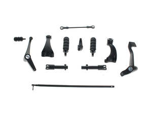 Forward Controls - Black. Fits Sportster 2014-2021 - Rollies Speed Shop