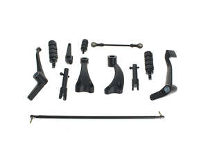 Forward Controls - Black. Fits Sportster 2004-2013 - Rollies Speed Shop