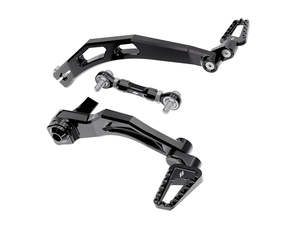 SX3 Foot Controls - Black. Fits Softail 2018up with Mid Controls - Kraus Moto