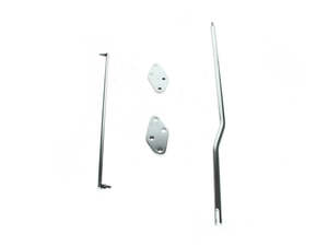 2in. Forward Control Extension Kit - Chrome. Fits Dyna Wide Glide 2003-2017 or W&hellip;