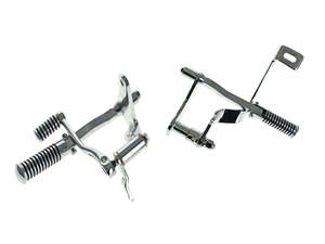 Forward Controls with O-Ring Footpegs - Chrome. Fits Sportster 1986-1990 - Rolli&hellip;