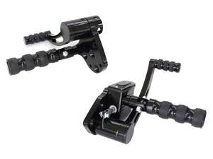 Standard Length Forward Controls - Black. Fits Softail 1984-1999 & 4Spd Big Twin&hellip;
