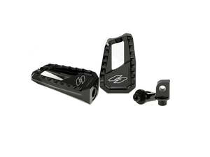 Apex Edge Footpegs with HD Male Mount - Black - Kraus Moto