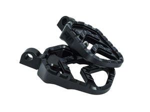 Savage Series Footpegs with HD Male Mount - Black - Flo Motorsports
