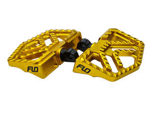 Savage Series Mini Floorboards with HD Male Mount - Gold - Flo Motorsports