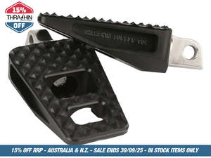 H D Male Mount Black: P-54 Footpegs with HD Male Mount - Black. - Thrashin Supply