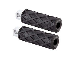 Diamond Footpegs - Black - Arlen Ness