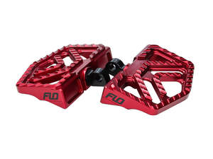 Savage Series Mini Floorboards with HD Male Mount - Red - Flo Motorsports