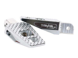 P-54 Footpegs - Chrome. Fits Softail 2018up Rear Passenger - Thrashin Supply