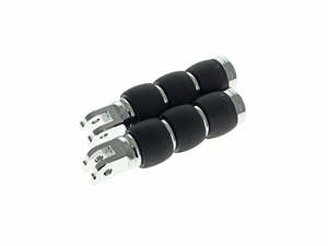 Air Cushion Footpegs - Chrome. Fits Softail 2018up Front Rider - Avon Grips