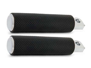 Knurled Fusion Footpegs - Chrome. Fits Softail 2018up Rear Passenger - Arlen Ness