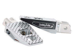 P-54 Footpegs - Chrome. Fits Softail 2018up Front Rider - Thrashin Supply