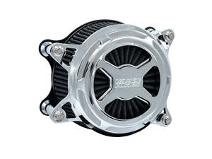 VO2 X Air Cleaner Kit - Chrome. Fits Touring 2017-2024 & Softail 2018-2024 - Vance And Hines