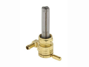 High-Flow Fuel Tap / Petcock with 22mm Thread & 5/16in. Forward Facing Fuel Outl&hellip;