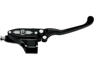 9/16in. Bore Front Brake Master Cylinder - Black Contrast Cut. - Performance Machine