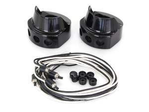 Left & Right Handlebar Switch Assembly - Black - Hawg Halters