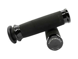 Handgrips – Black. Fits H-D with Throttle Cable