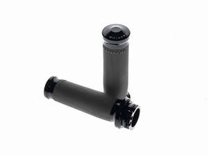 Contour Handgrips - Black. Fits H-D with Throttle Cable. - Performance Machine