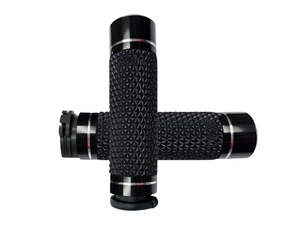 K25 Handgrips - Black. Fits H-D with Throttle Cable - Avon Grips