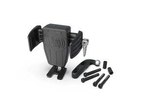 Cybercharger Wireless Smartphone Holder - Black Perch Mount - Ciro3D
