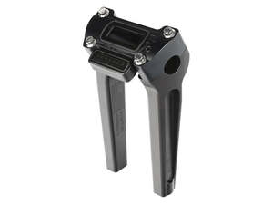 8in. Straight Thrashin Risers - Black. Fits Softail Street Bob, Low Rider ST, St&hellip;