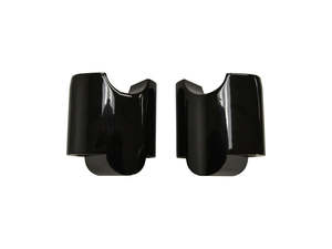 2in. Riser Spacers - Gloss Black. Fits Sportster Forty-Eight 2010-2021. - LA Choppers