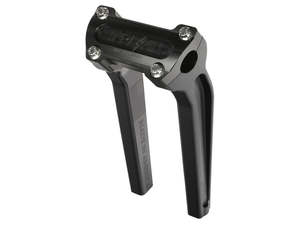 Handlebar Risers Black: 9.5in. Pull Back Thrashin Risers - Black. Fits 1in. Handlebar - Thrashin Supply