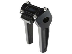 6in. Straight Thrashin Risers - Black. Fits Softail Street Bob, Low Rider ST, St&hellip;