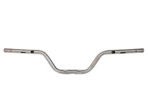 Handlebars 1 Chrome: High Bend Bars - Stainless Steel. Fits CVO Touring 2023up, Street Glide & Road Glide 2024up, Touring 2025up & Softail 2025up - Thrashin Supply