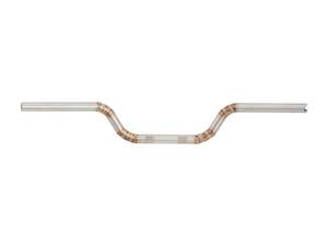 Handlebars 1 Chrome: Welded Stainless MX Handlebar - Raw Stainless Steel - Arlen Ness