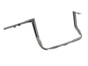 Handlebars 1 1 2 Chrome: 10in. x 1-1/2in. Buck Fifty Handlebar - Chrome. Fits CVO Street Glide 2023up & Street Glide 2024up - Khrome Werks