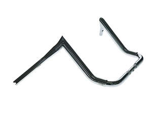 Handlebars 1 1 2 Chrome: 14in. x 1-1/2in. Assault Handlebar - Chrome. Fits Ultra Models 1996-2024 and Street Glide 1996-2023 - Factory 47 Handlebars