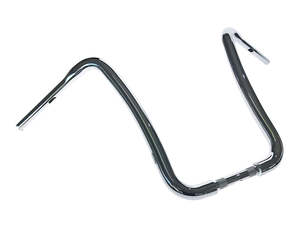Handlebars 1 1 2 Chrome: 18in. x 1-1/2in. Vicla Handlebar - Chrome. - Factory 47 Handlebars