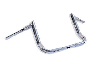 Handlebars 1 1 2 Chrome: 12in. x 1-1/2in. S Series Handlebar - Chrome. Fits CVO Street Glide 2023up & Street Glide 2024up - Factory 47 Handlebars