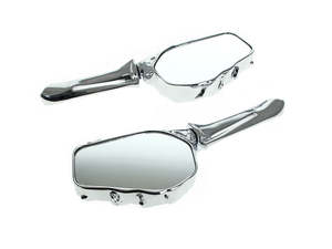 Skeleton Hand Mirrors - Chrome - Rollies Speed Shop