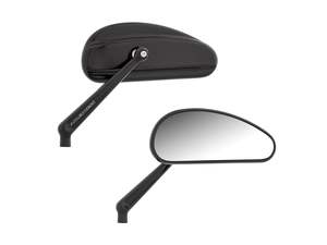 DownDraft Mirrors - Black. Left and Right Set. - Arlen Ness